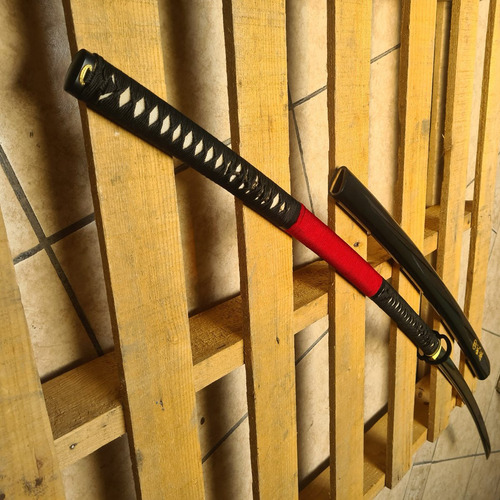 Nagamaki Lanza Japonesa Forajada Y Templada 100% Funcional