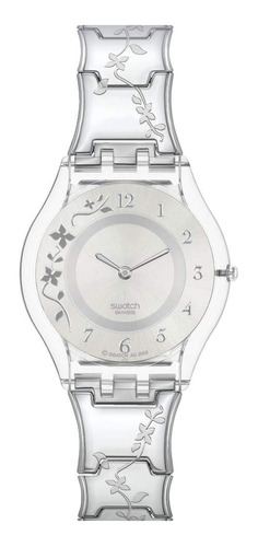 Reloj Unisex Swatch Climber Flowery Modelo Ss08k100g Gris