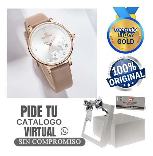Relojes De Mujer Naviforce Originales Gama Premium + Caja