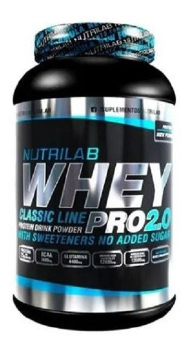 Nutrilab Whey Pro 2.0 1kg Proteina De Suero Premium 