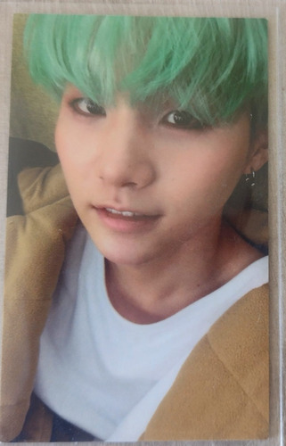 Photocard Suga Bts Pelo Menta Original 