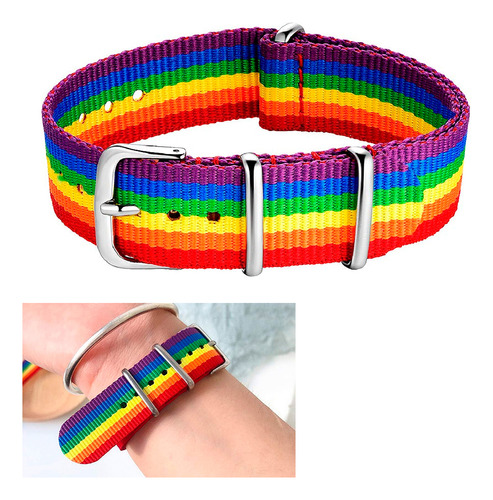 Pulseras Hombre Pulsera Mujer Brazalete Multicolor Pride