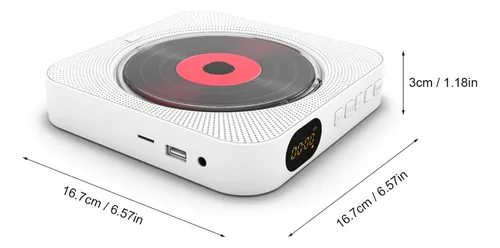 Kc-909 Reproductor De Cd Portátil Altavoz Integrado Reproduc