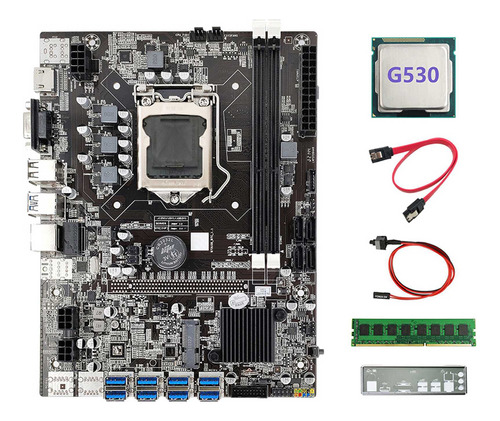 Placa Base B75 8usb Eth+cpu G530+ddr3 4 Gb 1600 Mhz Ra