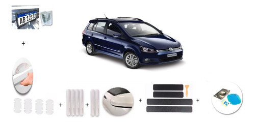  Combo De Accesorio De Protección Para Volkswagen Suran 2018