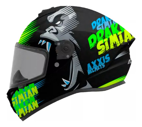 Casco Cerrado Axxis Draken Simian Mate