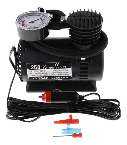 Bomba 12v 300psi Del Inflador Del Neumático Eléctrico Del