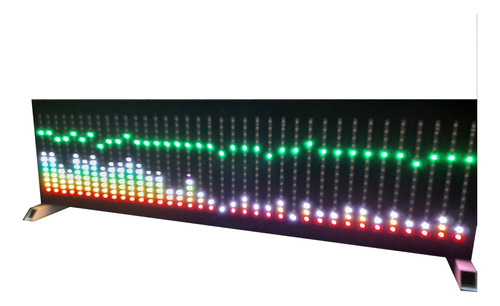 Panel Pixel Led Rítmico 122x33,5cm P/mesa De Dj