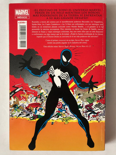 Secret Wars Marvel Omnibus Mexico Editorial Televisa 2015 (Usado)