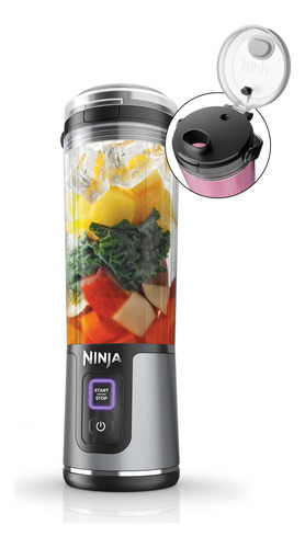 Ninja, Licuadora Porttil Blast, Capacidad De 18 Oz, Ideal Pa
