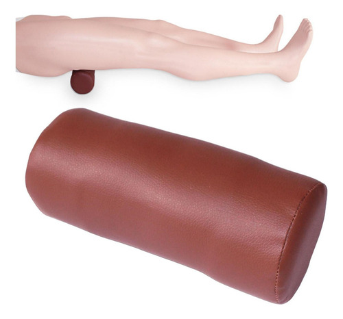 . Cilindro Cojín Almohada Cojín Soporte Redondo Rollo Cuero