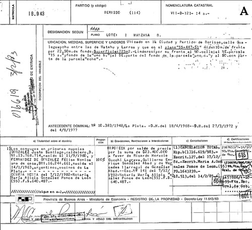 Informe Dominio-inhib-titularidad Inmueble/auto. Pcia Y Caba