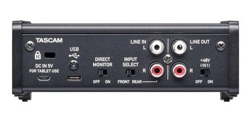 Imagen 2 de 2 de Interface De Audio Usb Tascam Us-1x2hr 2 In 2 Out