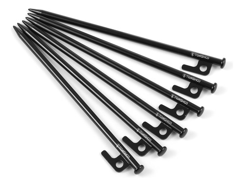 Carpa Canopy Pegs Tomshoo De 8 Pulgadas/12 Pulgadas, 6 Unida