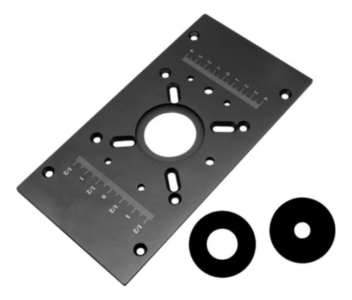 Placa De Inserción Para Mesa De Fresadora M8, Bancos Negro
