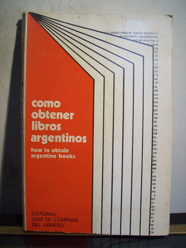 Adp Como Obtener Libros Argentinos Leonardo Socolovsky 1978