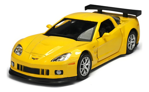 Auto Radio Control Escala 1:24 Corvette C6.r Coleccion Braha Color Corvette C6.r Amarillo