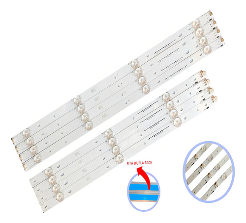 Kit Barras De Led Tv 47pfl5708/f7 47pfl5708 Estoq Nort