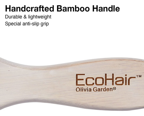 Cepillo De Pelo De Bambu Ecohair De Olivia Garden, Desenr...