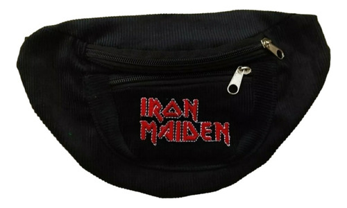 Riñonera Corderoy Iron Maiden 2 Cierres Riñoneras