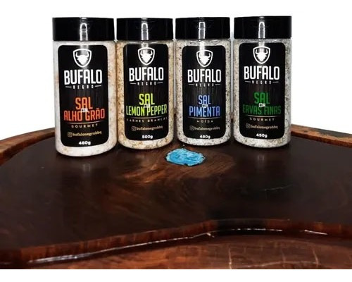 Kit De Sal Parrilla Bufalo Negro