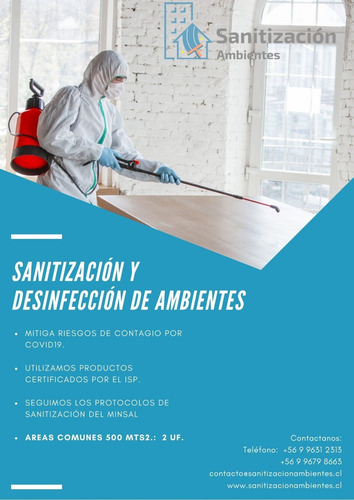 Imagen 3 de 7 de Sanitizamos Y Desinfectamos Tu Hogar