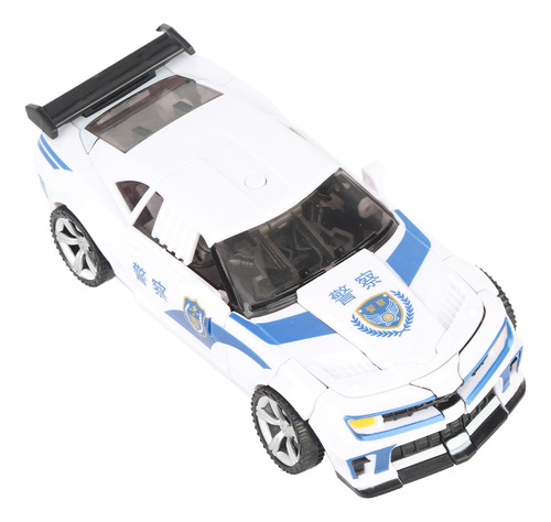 Juguete Para Niños Con Coche De Policía Robot Transformador