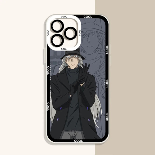 Funda De Teléfono Anime Detective Conan Para iPhone 12, 11,