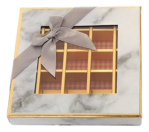 5 Caja De Presentación De Chocolate 9 Rejillas Caja De