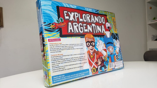 Juego De Mesa Explorando Argentina Regalo Niños Yuyu Familia