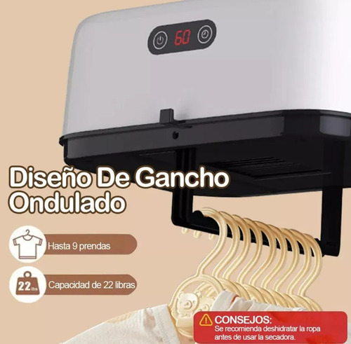 Secarropas Inteligente Super Practico Portatil Y Plegable Blanco