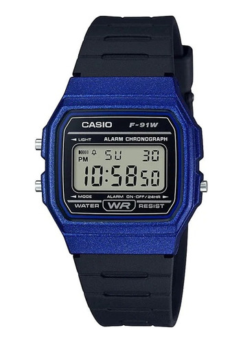 Reloj Hombre Digital Casio F-91wm-2adf