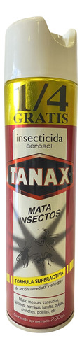 Insecticida Tanax Spray Todo Insecto 220 Cc + 1/4 Gratis