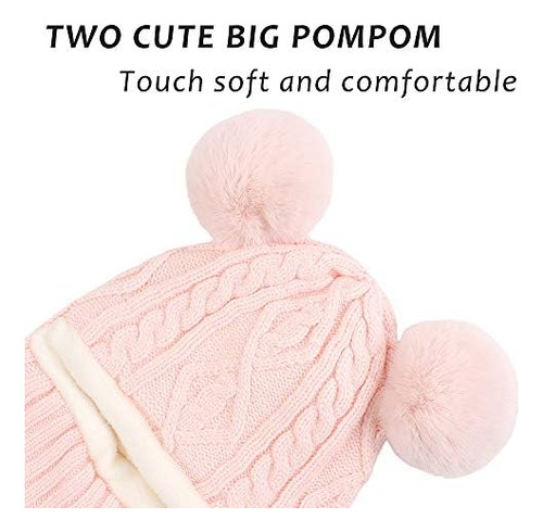 Gorro De Punto Para Bebé De Invierno, Bufanda Para Niños, Ni