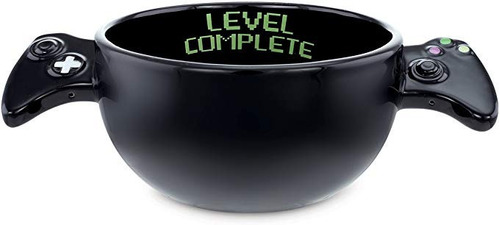 Bowl Gamer Level Complete Taza Plato Kovot Alimentos Bebida