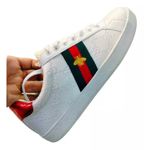 jugar fórmula marca Tenis Gucci Abeja | MercadoLibre 📦