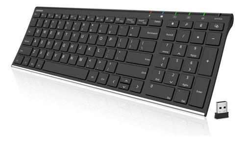 Teclado Arteck Hw193 Inalámbrico/negro