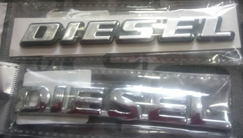 1 Emblema Palabra Diesel Universal Dos Modelos Escoja C/u