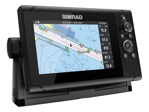 Gps Sonar Simrad Cruise 7 C/ Capa Moldura Transdutor E Carta