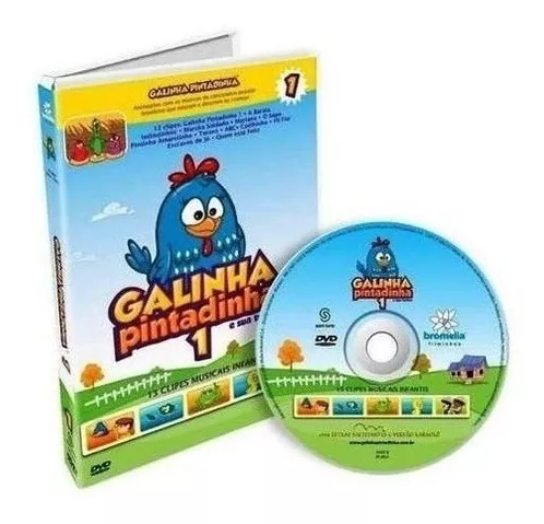 Galinha Pintadinha 6 DVD em 1 - Filme Coleção Desenho Infantil