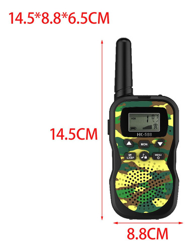 // Los Niños Portátiles Walkie Juegan Las Radios