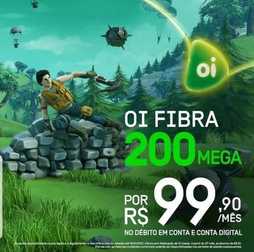 Imagem 1 de 5 de Chegou Oi Fibra .