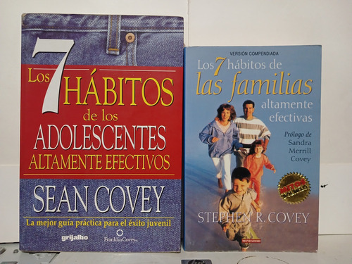 Los 7 Habitos De Las Familias Y 7 Habitos De Los Adolescente (Usado)