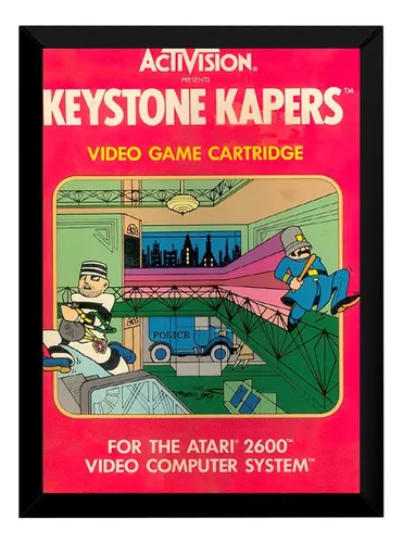 Atari 2600 Game Cartridge - Keystone Kapers