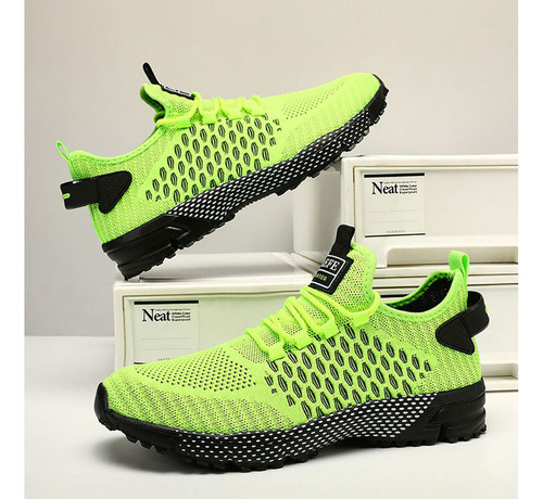 Zapatillas Deportivas Con Diseño De Panal For Hombre