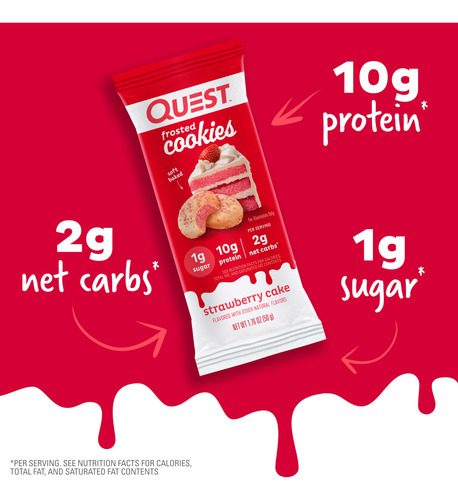 Quest Nutrition Paquete Doble De Galletas Heladas Pastel De