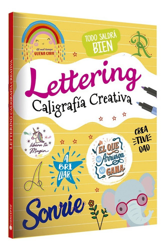 Lettering -caligrafía Creativa, De Equipo Editorial. Editorial Latinbooks En Español
