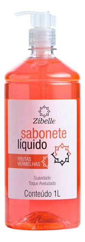 Sabonete Líquido Frutas Vermelhas Com Válvula 1l Refrescante