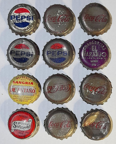 Corcholatas Varias Colecciones Años 70's (Usado)