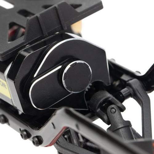 1:24 Caja De Cambios De Metal Para Axial Scx24 Plata